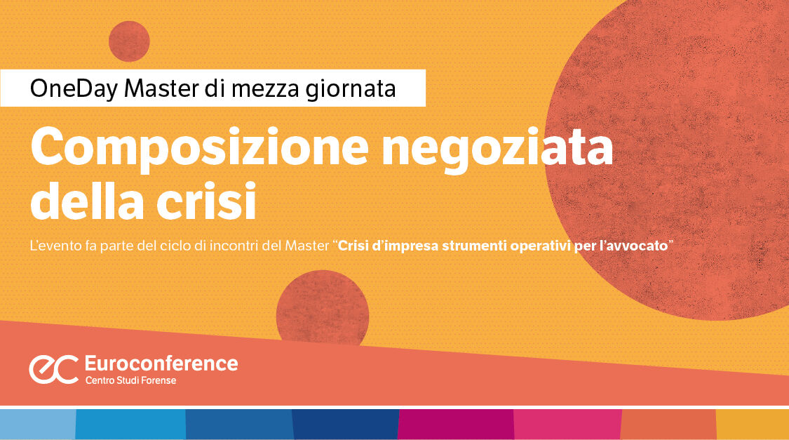 Immagine Composizione negoziata della crisi | Euroconference